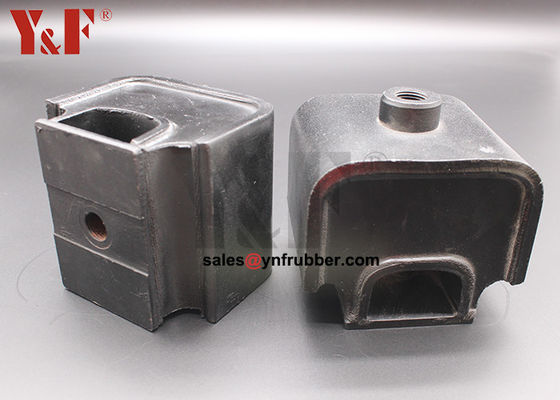 Motor de camión negro monta reducción de ruido resistencia a altas temperaturas