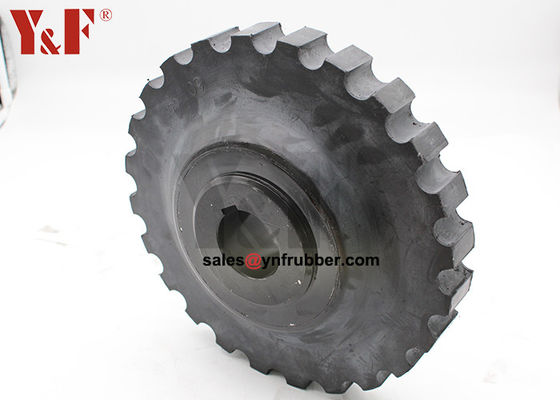 Acoplamientos de acoplamiento flexible de caucho negro Acoplamiento de eje de caucho industrial