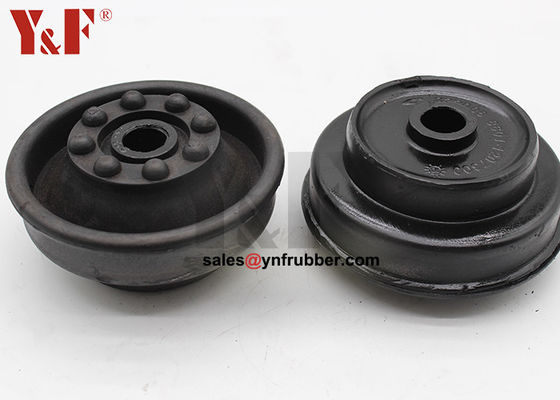 Máquina antvibración negra montajes 1 mm - 200 mm de altura industrial
