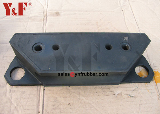 Montura de tambor de rodillos de caucho Antivibración para el control de vibración del compactador